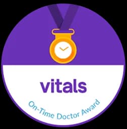 Vitals On-Time Doctor Award